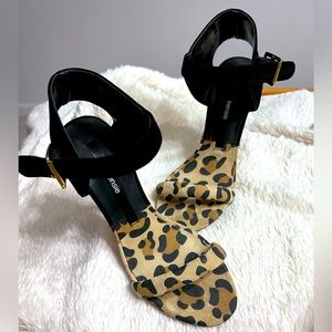 Kensie Leopard Dress Heels 6